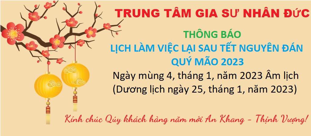 lịch làm việc lại sau tết quý mão năm 2023